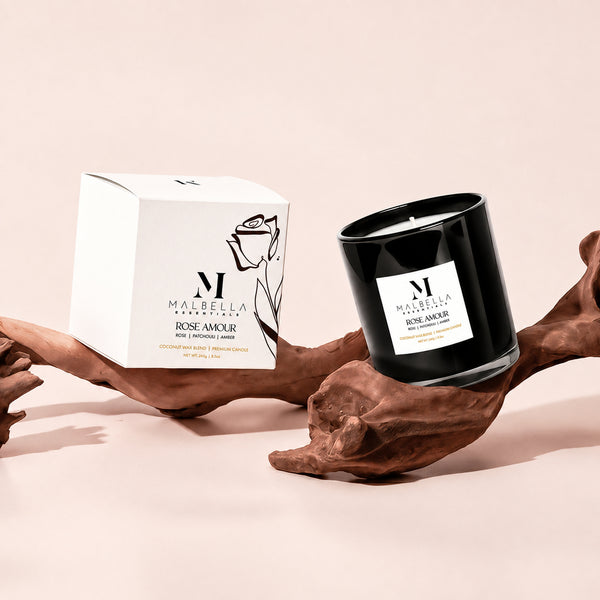 Rose Amour Luxury Scented Candle