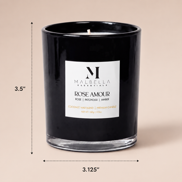 Rose Amour Luxury Scented Candle