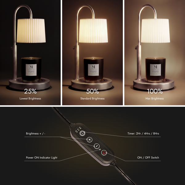 Como Candle Warmer - Brushed Nickel
