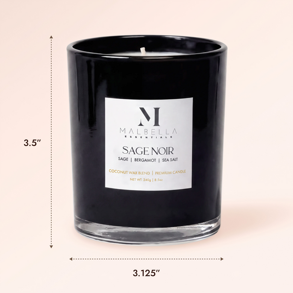Sage Noir Luxury Scented Candle