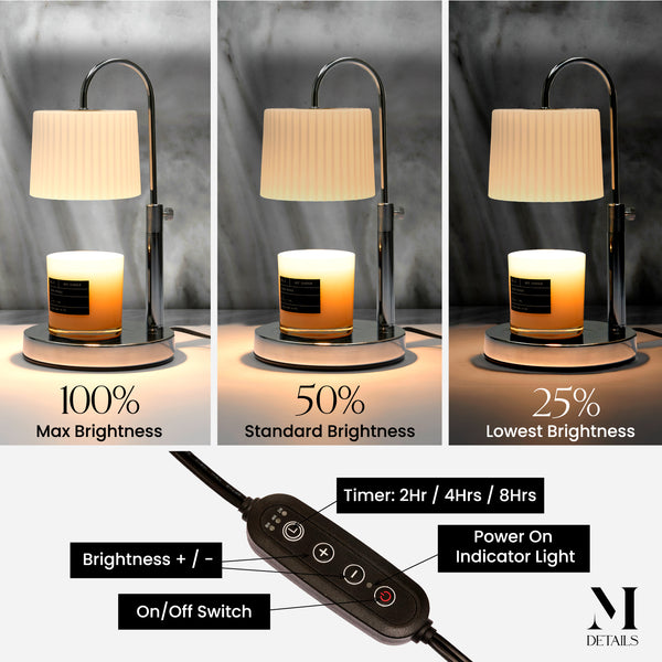 COMO LAMP_ SILVER CHROME