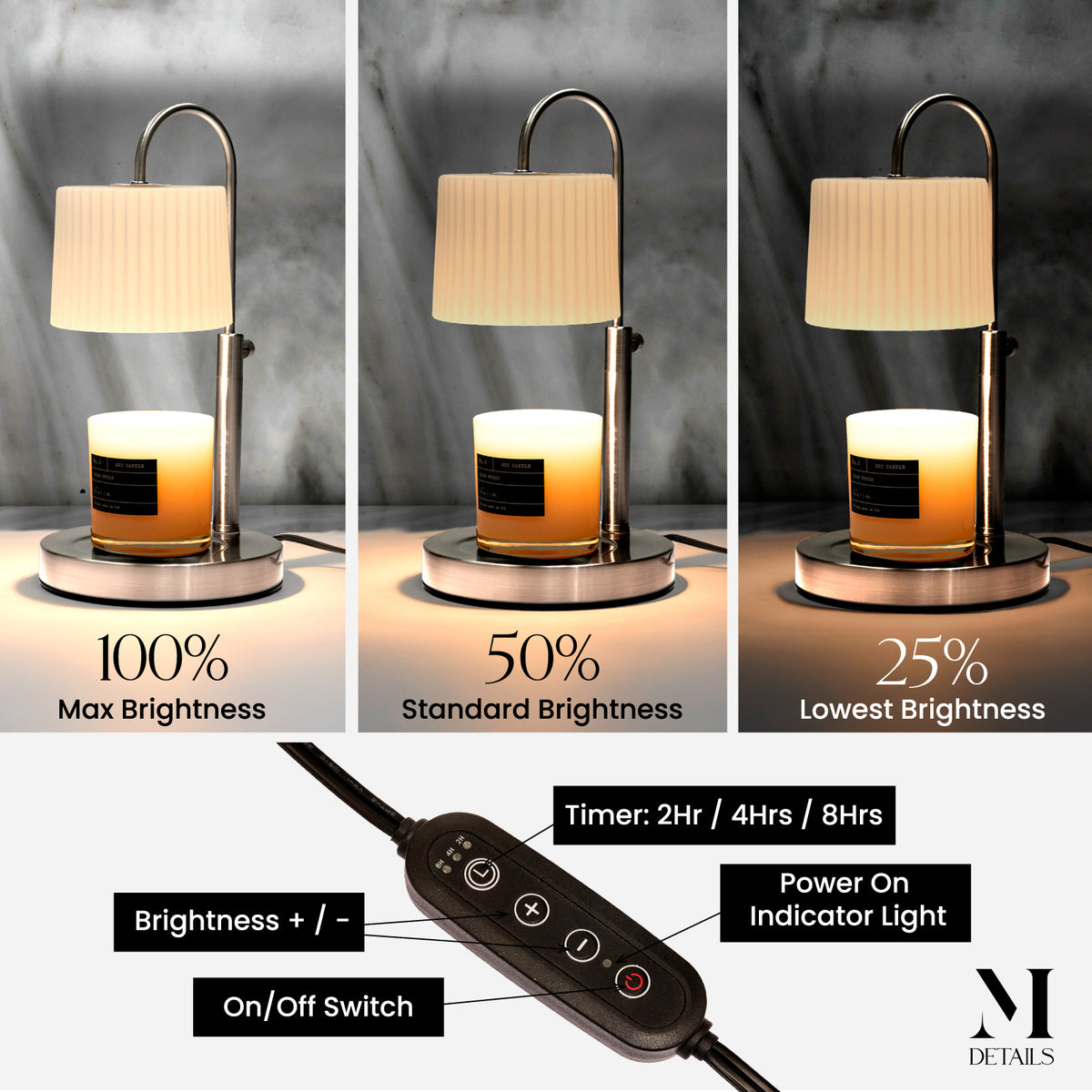 COMO LAMP_ BRUSHED NICKEL
