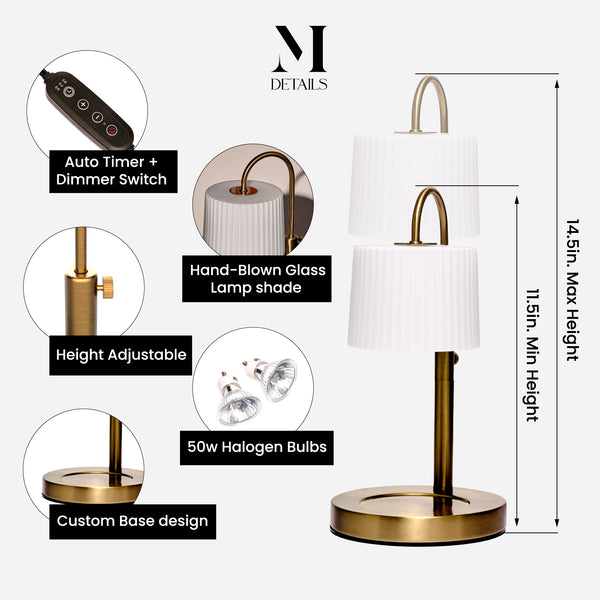 COMO LAMP_ BRASS GOLD