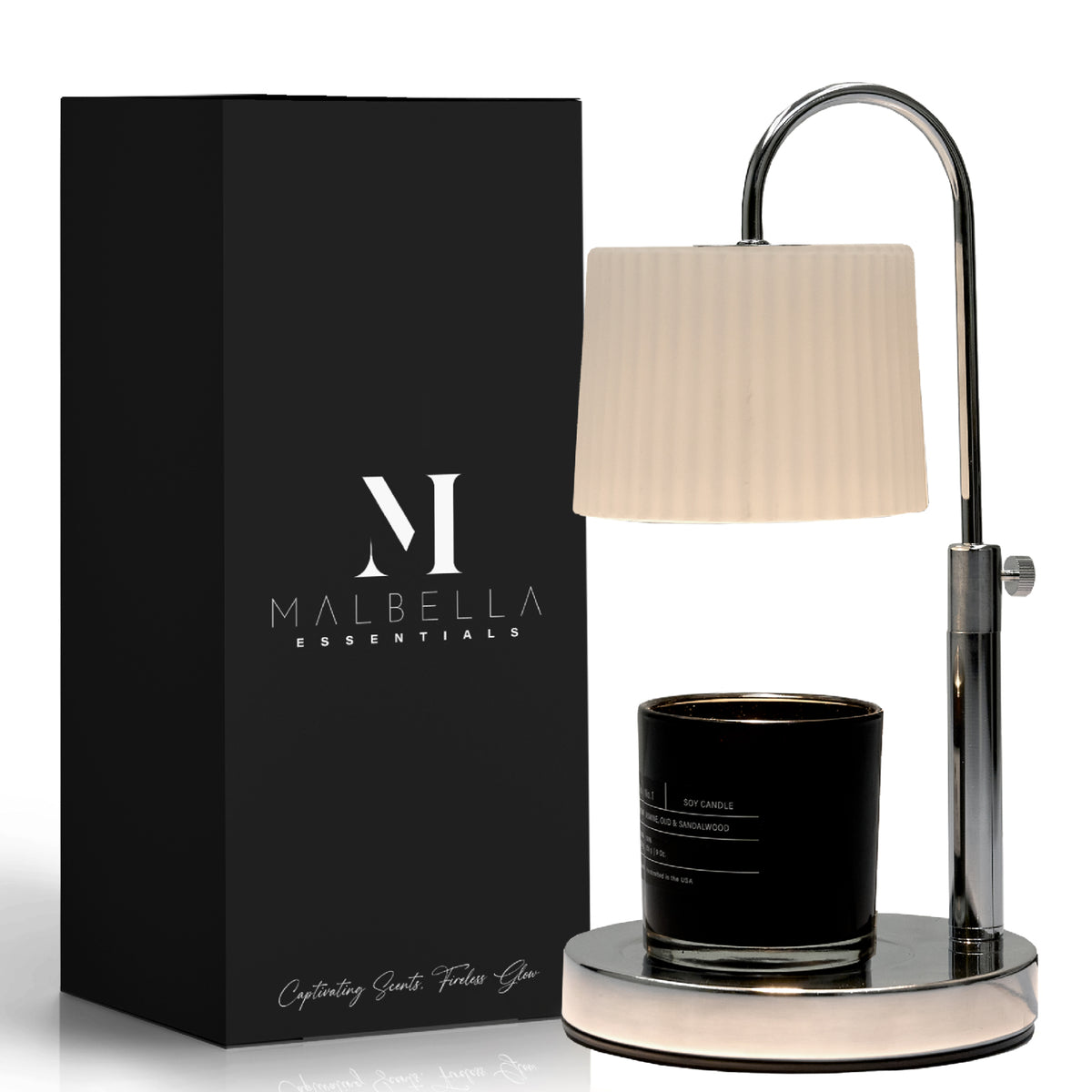 COMO LAMP_ SILVER CHROME